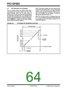 浏览型号PIC12F683-I/SNG的Datasheet PDF文件第64页