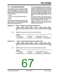 浏览型号PIC12F683-I/SNG的Datasheet PDF文件第67页