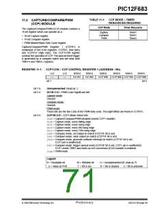 浏览型号PIC12F683-I/SNG的Datasheet PDF文件第71页