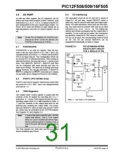 浏览型号PIC16F505-I/SL的Datasheet PDF文件第31页