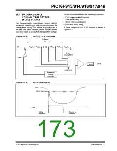 浏览型号PIC16F913-I/SP的Datasheet PDF文件第173页