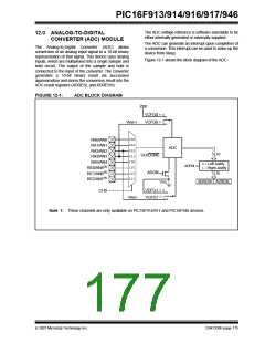 浏览型号PIC16F913-I/SP的Datasheet PDF文件第177页