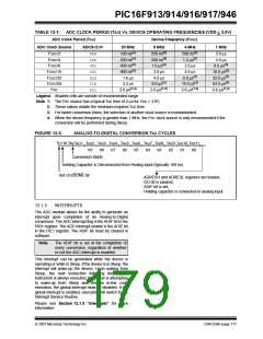 浏览型号PIC16F916-I/SO的Datasheet PDF文件第179页