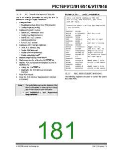 浏览型号PIC16F916-I/SO的Datasheet PDF文件第181页