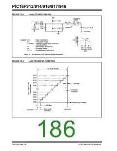 浏览型号PIC16F916-I/SO的Datasheet PDF文件第186页