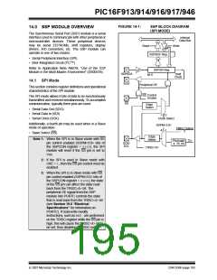 浏览型号PIC16F916-I/SO的Datasheet PDF文件第195页