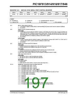 浏览型号PIC16F916-I/SO的Datasheet PDF文件第197页