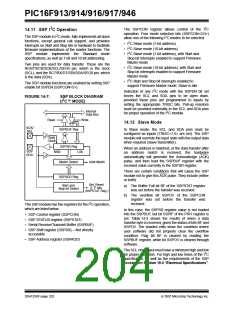 浏览型号PIC16F916-I/SO的Datasheet PDF文件第204页