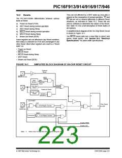 浏览型号PIC16F916-I/SO的Datasheet PDF文件第223页