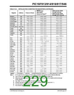 浏览型号PIC16F916-I/SO的Datasheet PDF文件第229页