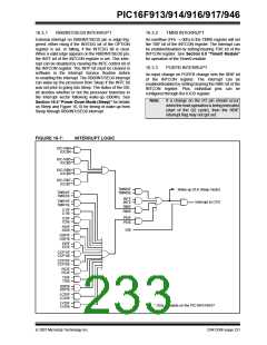 浏览型号PIC16F916-I/SO的Datasheet PDF文件第233页