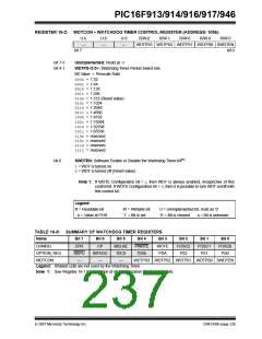浏览型号PIC16F916-I/SO的Datasheet PDF文件第237页