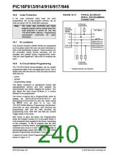 浏览型号PIC16F916-I/SO的Datasheet PDF文件第240页