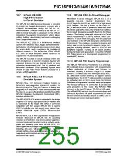 浏览型号PIC16F916-I/SO的Datasheet PDF文件第255页