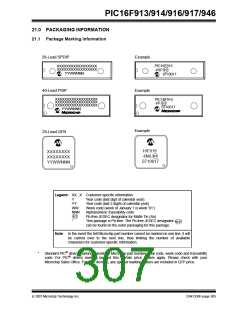浏览型号PIC16F916-I/SO的Datasheet PDF文件第307页