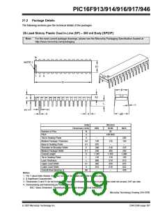浏览型号PIC16F916-I/SO的Datasheet PDF文件第309页