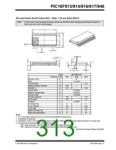 浏览型号PIC16F916-I/SO的Datasheet PDF文件第313页