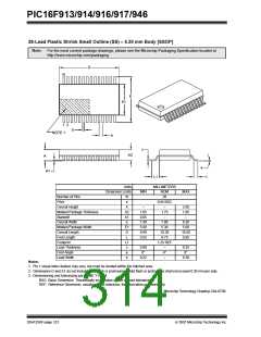 浏览型号PIC16F916-I/SO的Datasheet PDF文件第314页