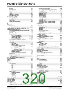 浏览型号PIC16F916-I/SO的Datasheet PDF文件第320页