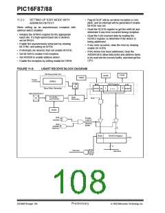 浏览型号PIC16F87-I/P的Datasheet PDF文件第108页