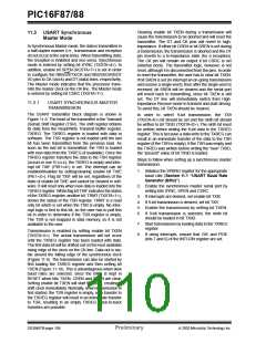浏览型号PIC16F87-I/P的Datasheet PDF文件第110页