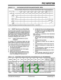 浏览型号PIC16F87-I/P的Datasheet PDF文件第113页