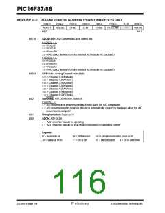 浏览型号PIC16F87-I/P的Datasheet PDF文件第116页