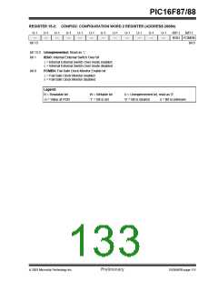 浏览型号PIC16F87-I/P的Datasheet PDF文件第133页