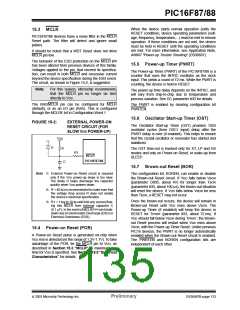 浏览型号PIC16F87-I/P的Datasheet PDF文件第135页