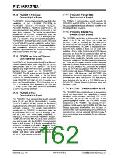 浏览型号PIC16F87-I/P的Datasheet PDF文件第162页
