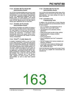 浏览型号PIC16F87-I/P的Datasheet PDF文件第163页