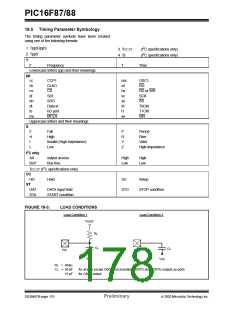 浏览型号PIC16F87-I/P的Datasheet PDF文件第178页