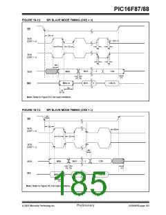 浏览型号PIC16F87-I/P的Datasheet PDF文件第185页