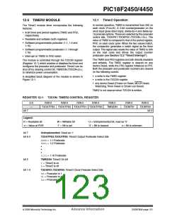 浏览型号PIC18F2450-I/SO的Datasheet PDF文件第123页