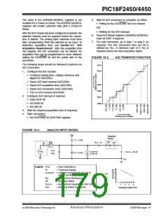 浏览型号PIC18F2450-I/SO的Datasheet PDF文件第179页