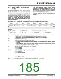 浏览型号PIC18F2450-I/SO的Datasheet PDF文件第185页