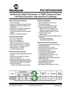 浏览型号PIC18F2450-I/SO的Datasheet PDF文件第3页