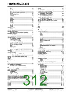 浏览型号PIC18F2450-I/SO的Datasheet PDF文件第312页