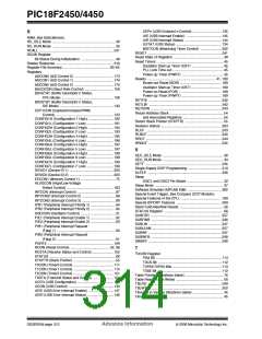 浏览型号PIC18F2450-I/SO的Datasheet PDF文件第314页