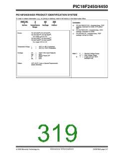 浏览型号PIC18F2450-I/SO的Datasheet PDF文件第319页