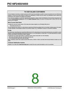 浏览型号PIC18F2450-I/SO的Datasheet PDF文件第8页