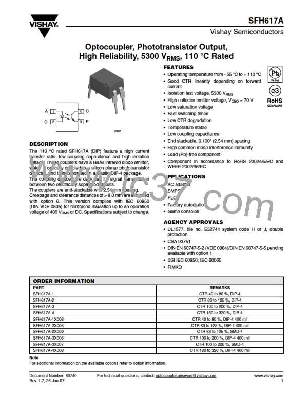 SFH617A-3图片预览