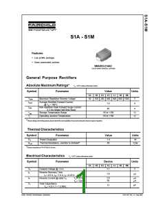 浏览型号S1M的Datasheet PDF文件第1页
