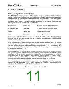 浏览型号STAC9721T的Datasheet PDF文件第11页