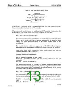 浏览型号STAC9721T的Datasheet PDF文件第13页