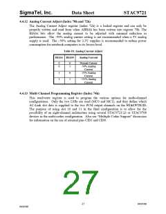 浏览型号STAC9721T的Datasheet PDF文件第27页