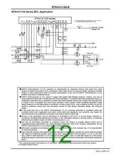 浏览型号STK415-100-E的Datasheet PDF文件第12页