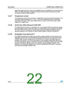 浏览型号STM32F105RBT6的Datasheet PDF文件第22页
