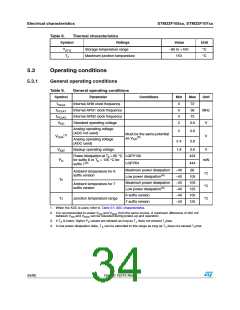浏览型号STM32F105RBT6的Datasheet PDF文件第34页