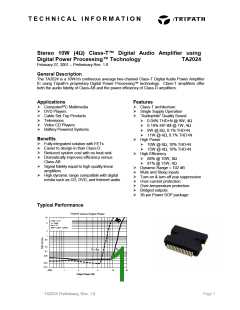 浏览型号TA2024的Datasheet PDF文件第1页